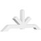 Ekena Millwork Vanguard Architectural Grade PVC Gable Bracket, 96"W x 36"H x 6"D x 6"F, 9/12 Pitch GBP096X36X0606VAN00 - alternate 1